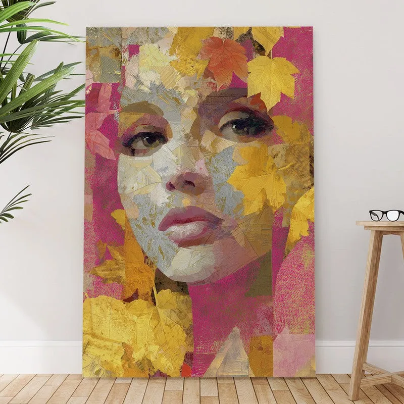 Textured Elegance Portrait Canvas Wall Art media 6