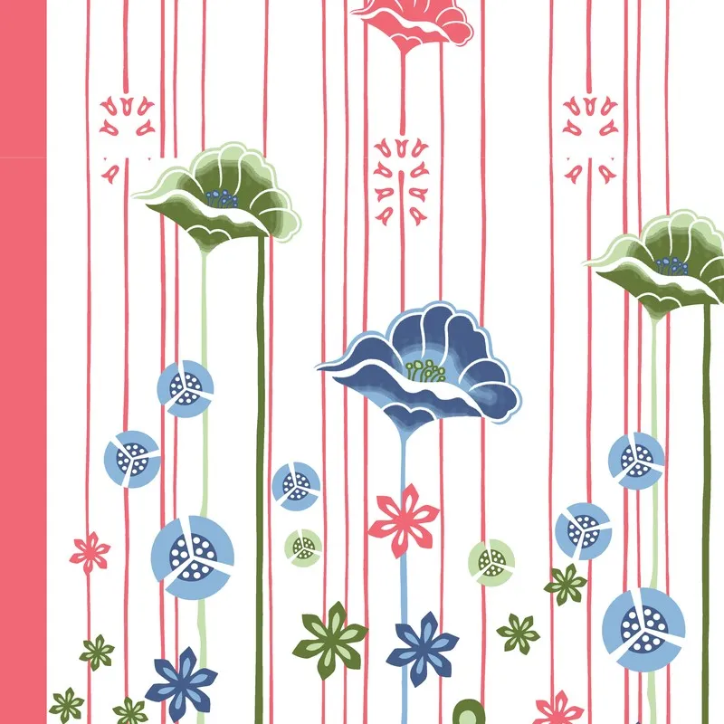 Heritage Calm Cotton Bedsheet (Blue,Pink,White) - 120 TC media 6