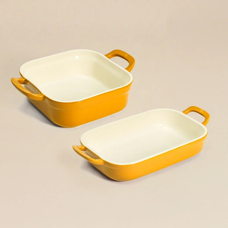 Cumin Co Ceramic Baking Trays - Mustard media 3