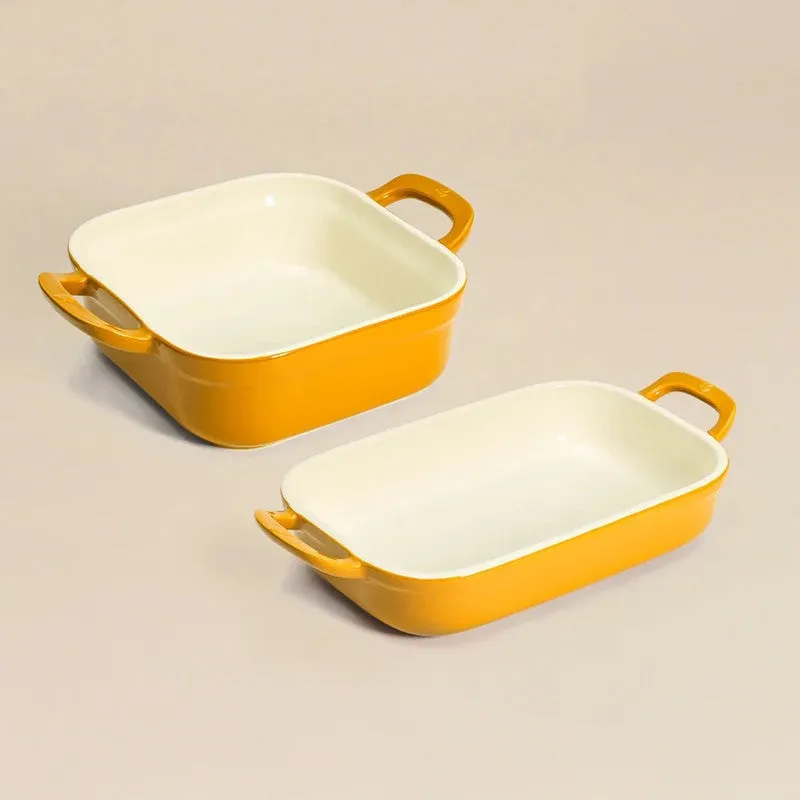 Cumin Co Ceramic Baking Trays - Mustard media 3