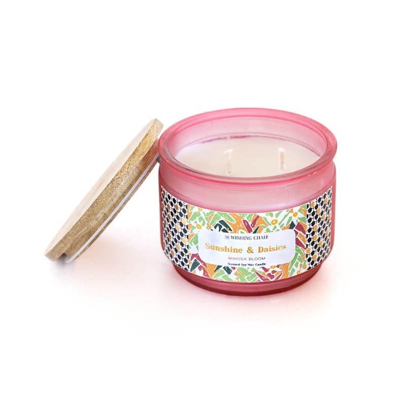 Sunshine & Daisies Soy Wax Jar Scented Candle media 5