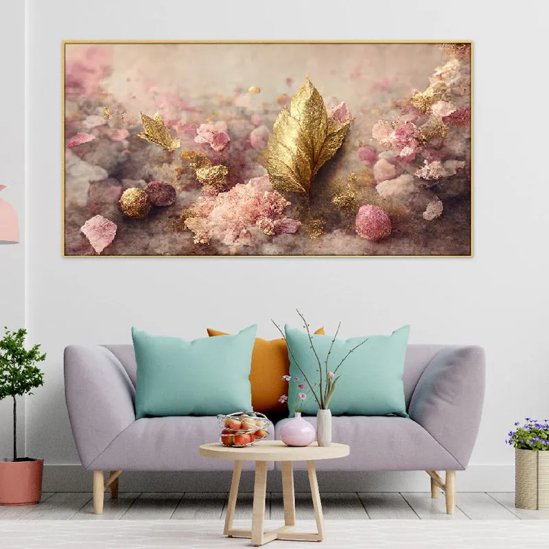 Goldo Twig Floral Canvas Wall Painting media 1
