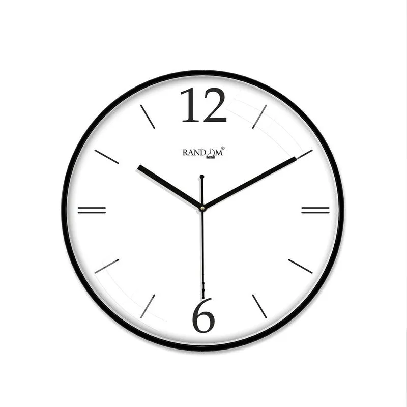 Simplix Premium Silent Sweep Wall Clock - Black media 4