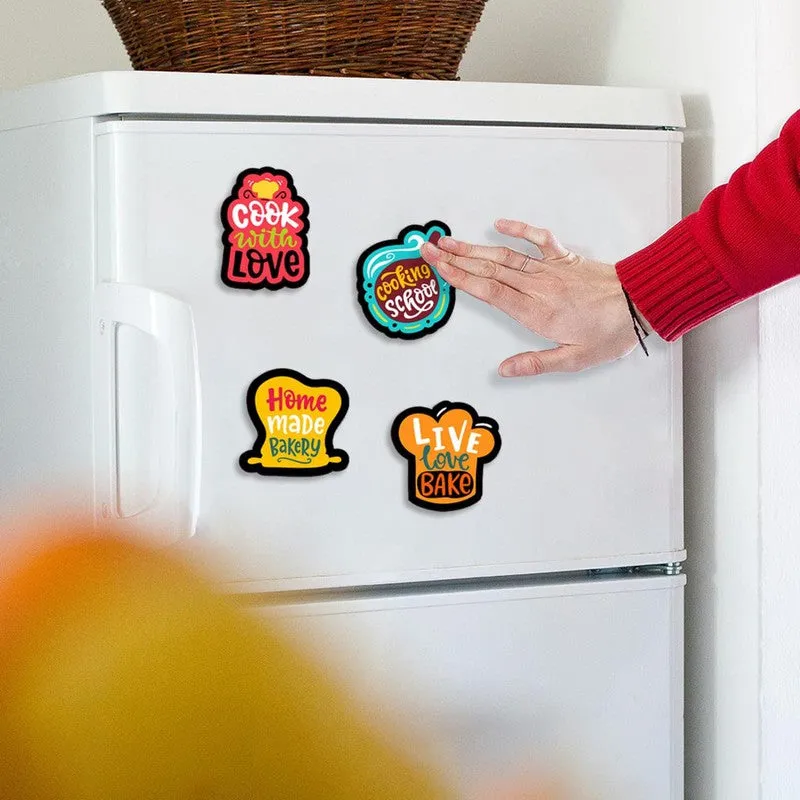 Whisk Takers Fridge Magnets - Set Of Four media 1