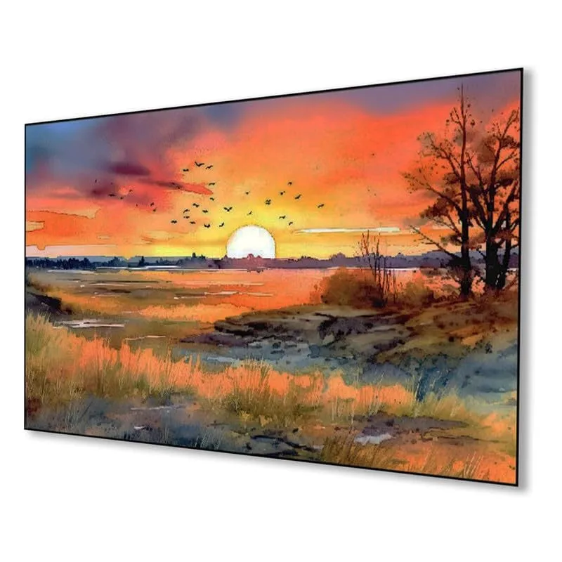 Scenic Grove Canvas Wall Painting With Frame media 5