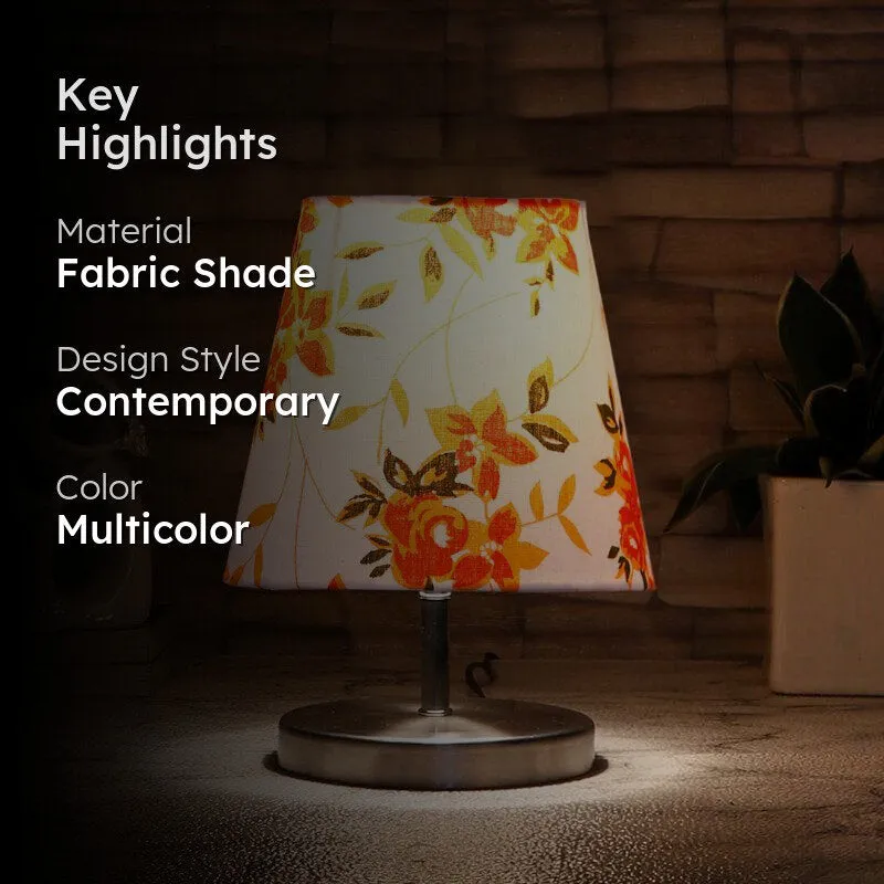 Vidro Ibis Flora Fabric Table Lamp - Multicolor media 2