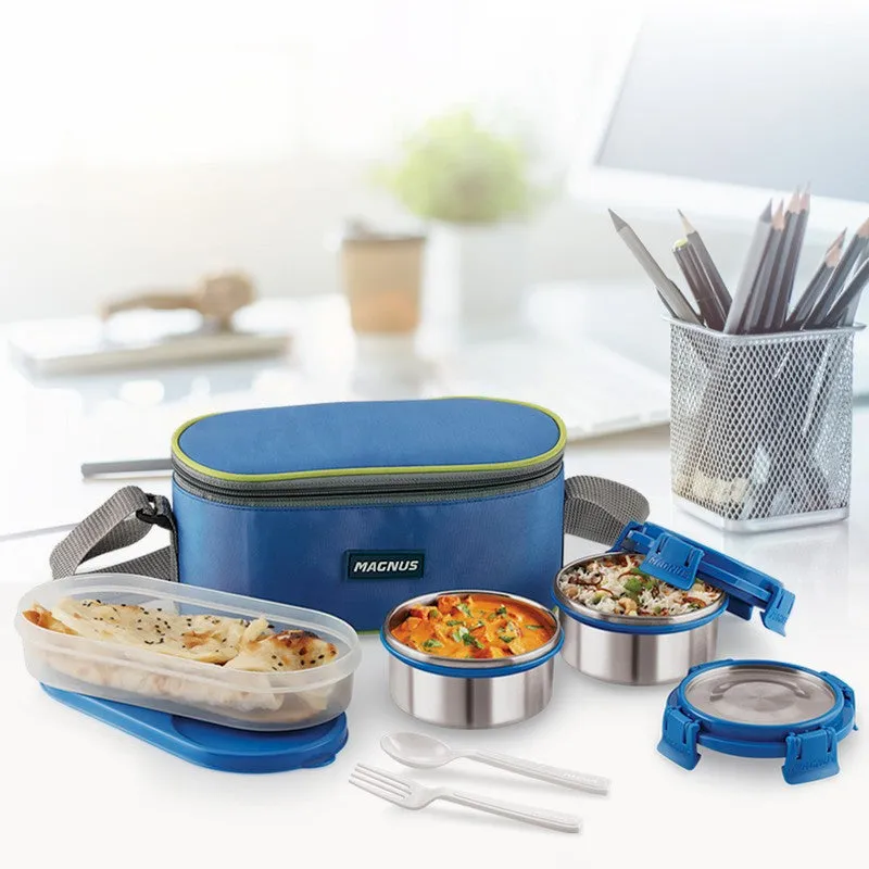 Zynaro Flow Lunch Box with Lunch Bag - Four Piece Set media 4
