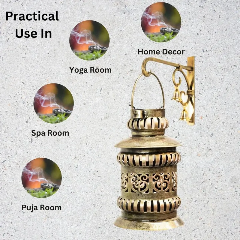 Hanging Lantern Glow Iron Tealight Candle Holder media 8