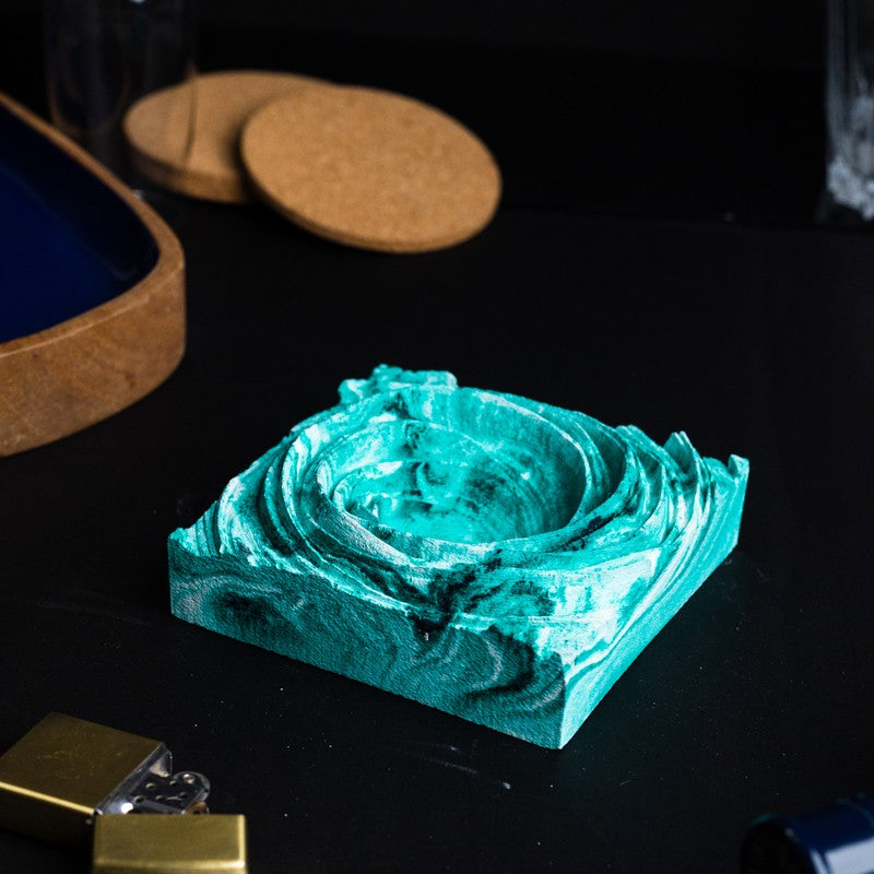 Cyclone Eye Ash Tray - Green