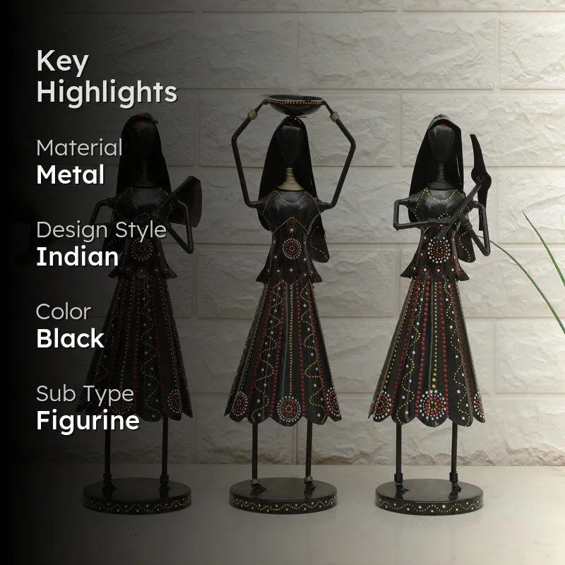 Divine Femininity Metal Showpiece - Set Of Three media 2