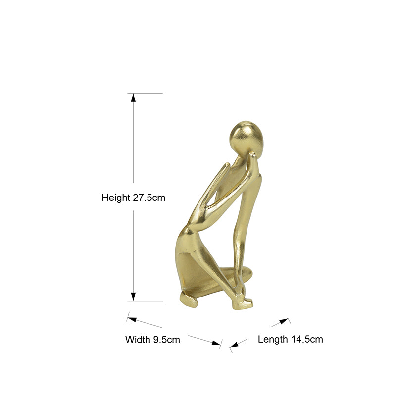 Blind Faith Aluminium Showpiece - Gold image 6