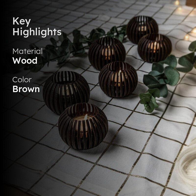 Halcyon Tealight Holder - Set Of Six media 2