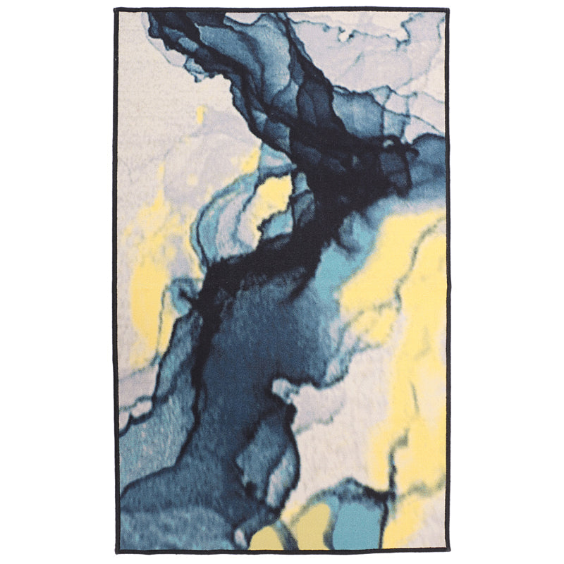 Marbled Blues Anti-Skid Carpet