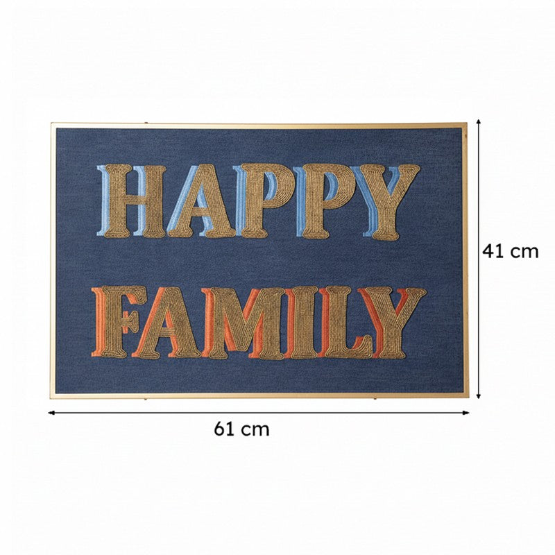 Happy Family MDF & Fabric Wall Accent media 6