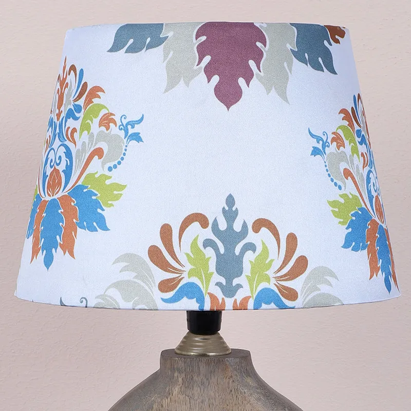 Nordlys Hewn Printed Mango Wood Table Lamp - Multicolor media 3