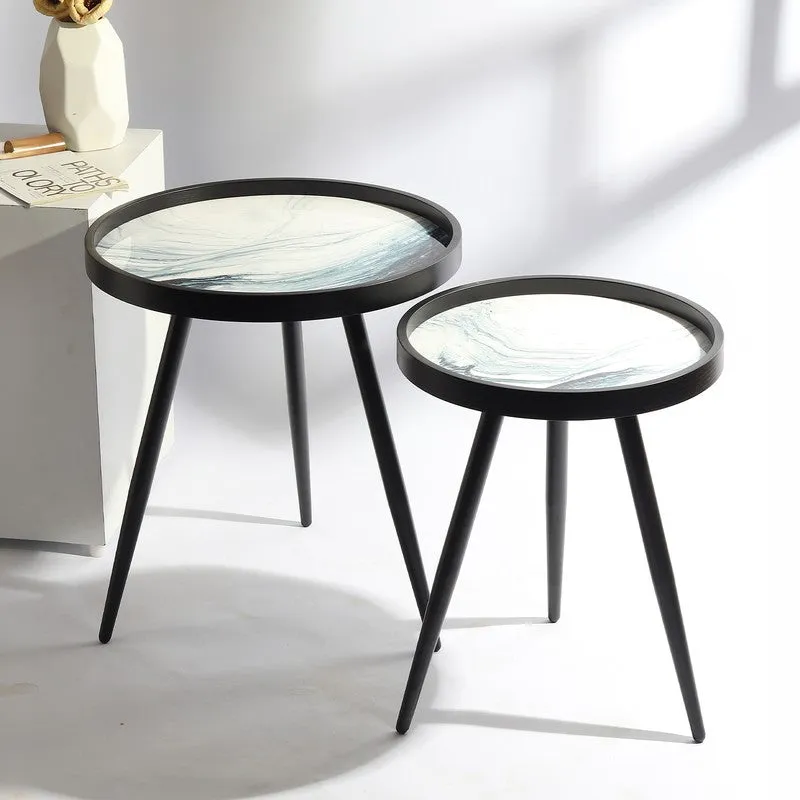 ScandiNest Mango Wood Side & Bedside Tables - Set of Two media 5