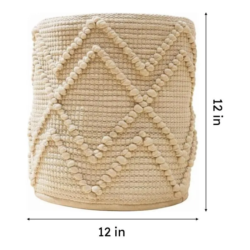 Gila Chevron Natural Fiber Laundry Basket media 6