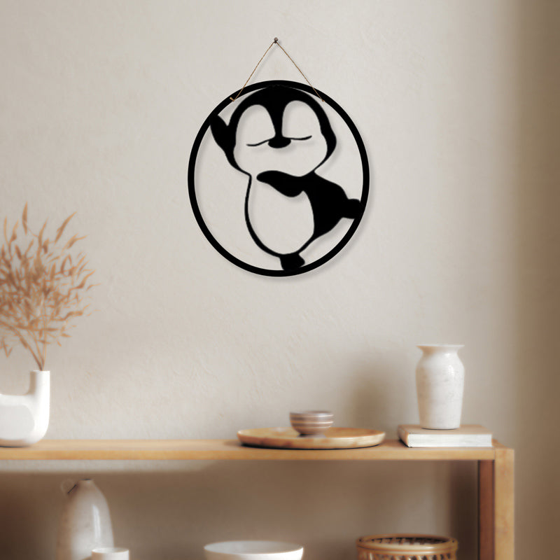 Penguin Ballet Iron Wall Accent