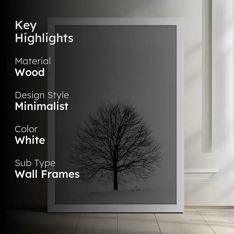 Tyce Wooden Photo Frame - White media 2
