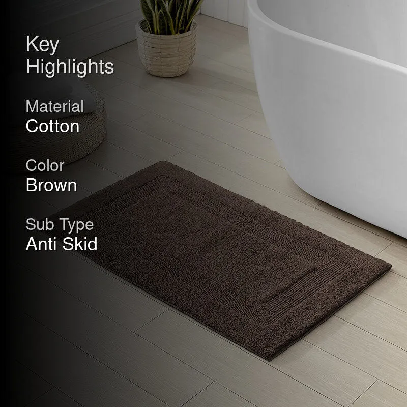 Paris Luxe Reversible Bath Mat - Brown media 2