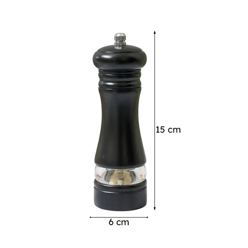 Saltiva Acacia Wood Salt & Pepper Bottles media 7