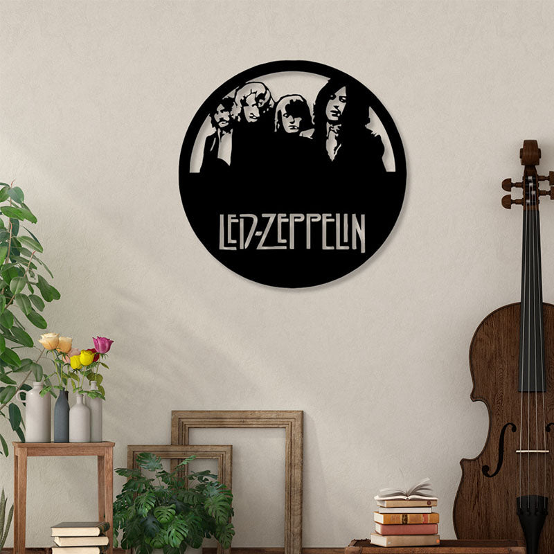 Led Zeppelin Black Iron Wall Accent