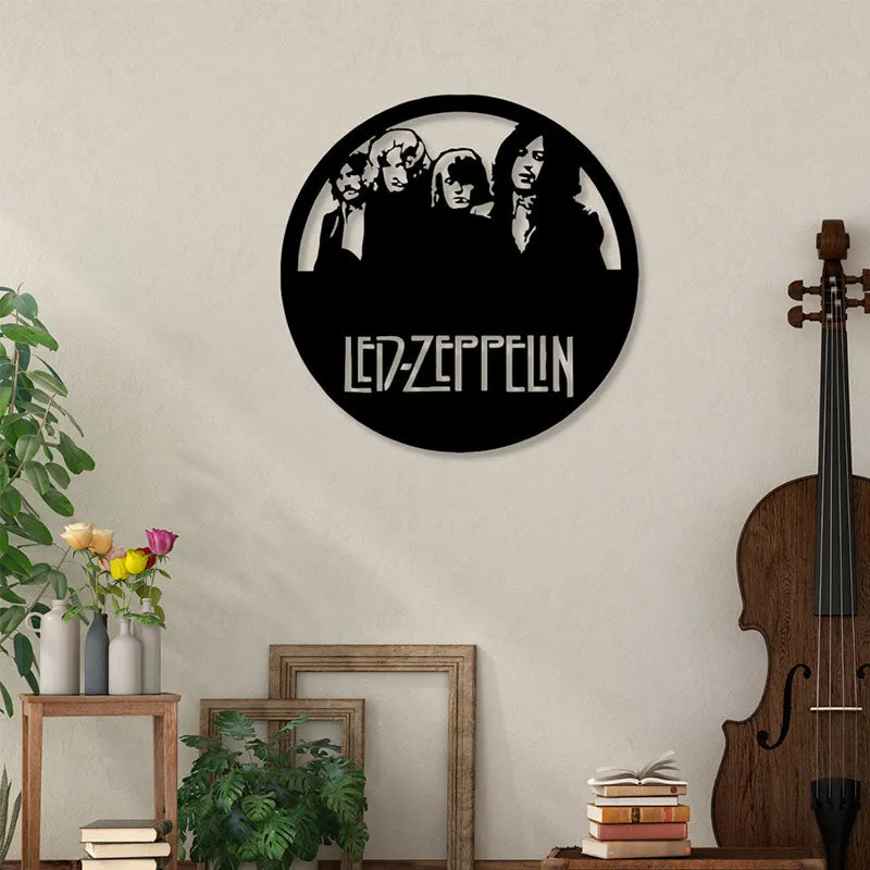 Led Zeppelin Black Iron Wall Accent media 1