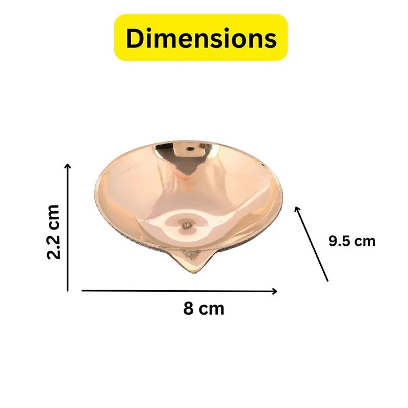 Makar Brass Diya - Set Of Four media 5