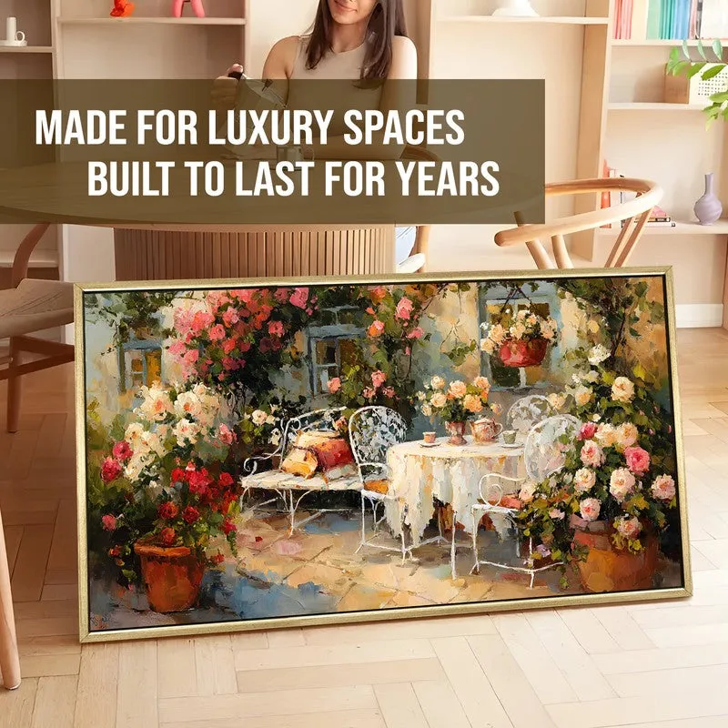 European Streetfront Terrace View Wall Art media 5