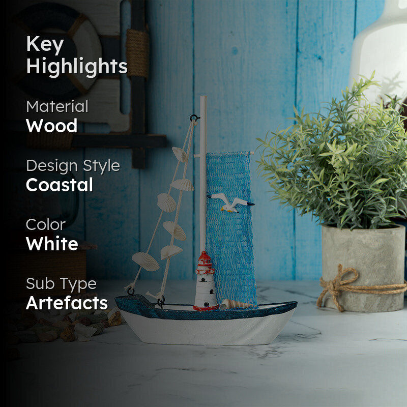 Vessel Vista Wood Showpiece media 2
