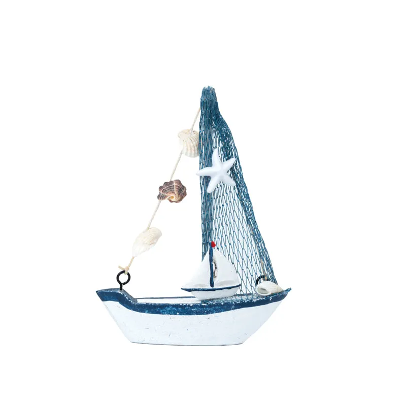Mist Yacht Wood Showpiece media 3