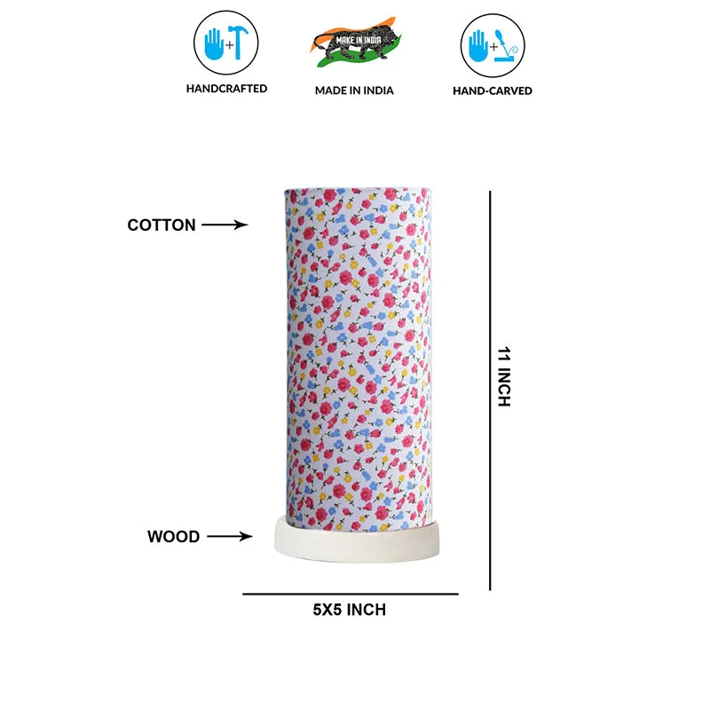 Color Splash Esto Tower Wooden Table Lamp - Multicolor media 5