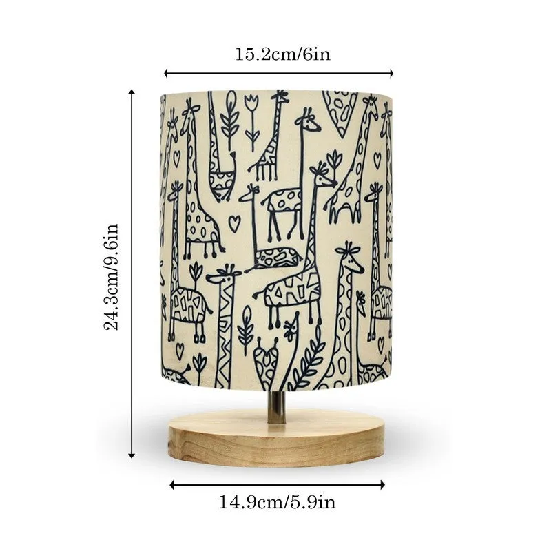 SleepEase Cozy Wooden Table Lamp - Beige media 7