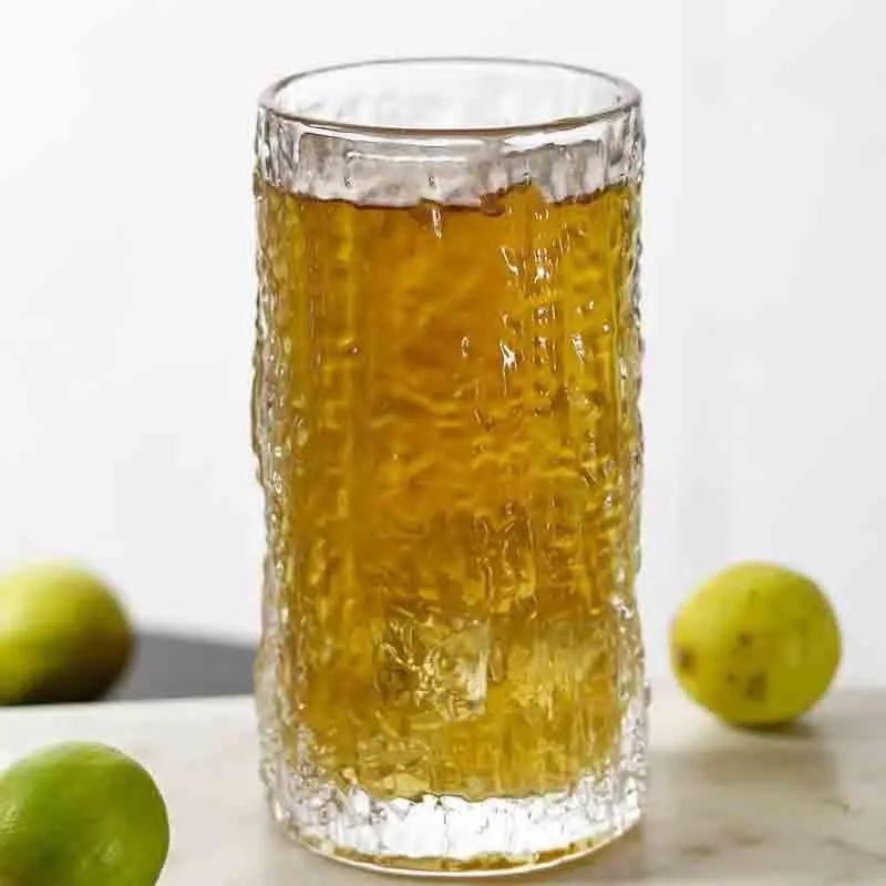 Hailey Hammered Drinking Glass (300 ml and 500 ml) - Set Of Four media 4