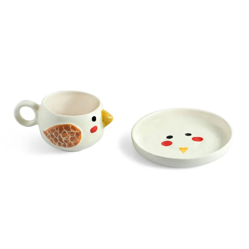 Pooky Bird Cup & Saucer - Set of Two (250 ML) media 4