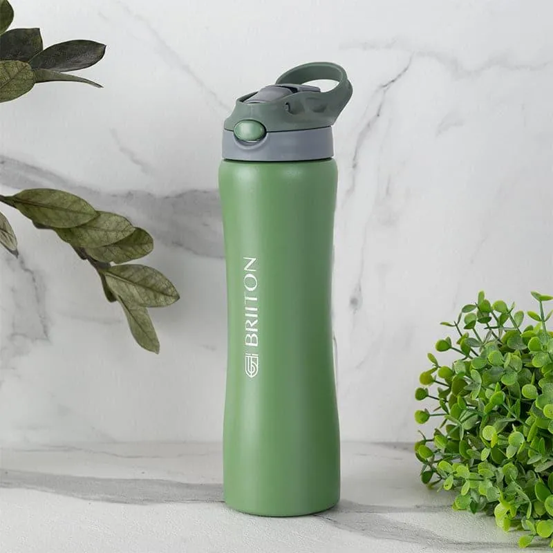Handy Quench Hot & Cold Thermos Water Bottle (Green) - 750 mL media 1