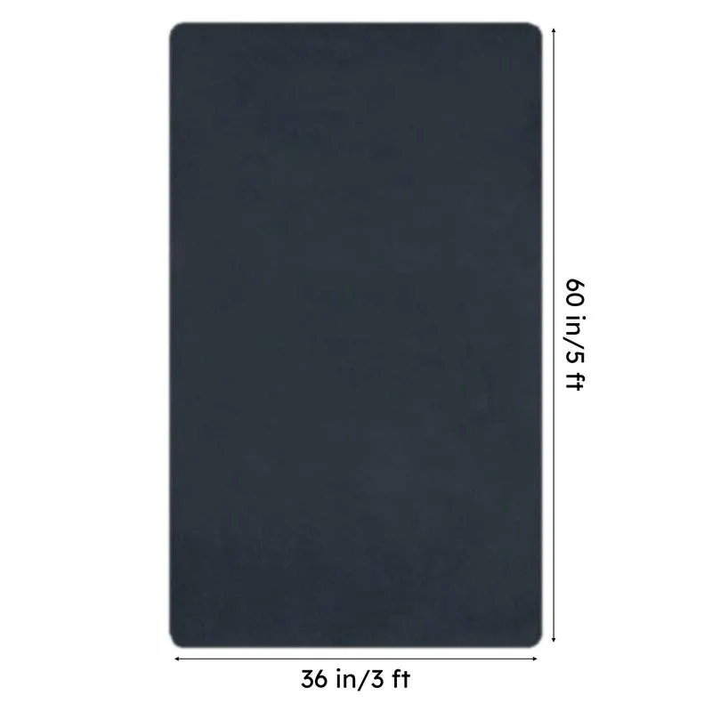 Ruffle Luxe Area Rug - Charcoal media 8