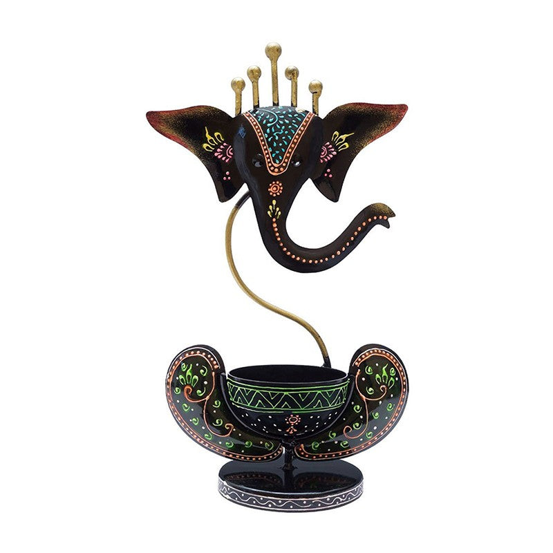 Jwala Ganesha Tealight Candle Holder media 2