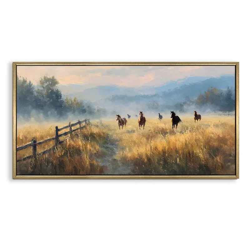 Runwild Canvas Wall Painting With Frame media 3
