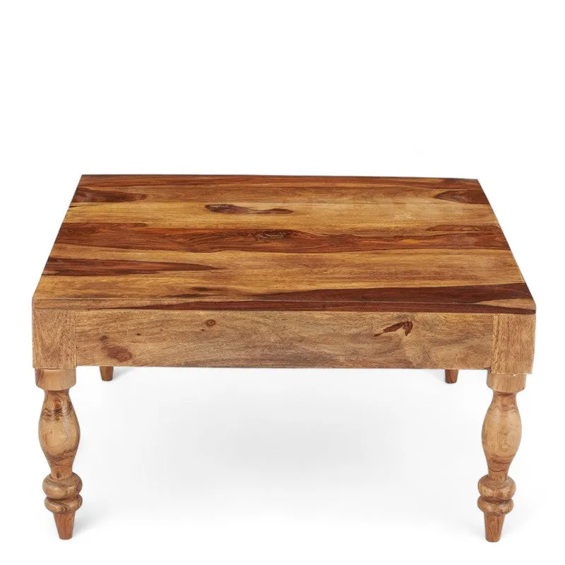 Oervon Sheesham Wooden Center Table - Dark Brown media 4