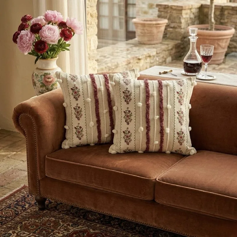 Craft Majesty Embroidered Cushion Covers - Set Of Two media 5