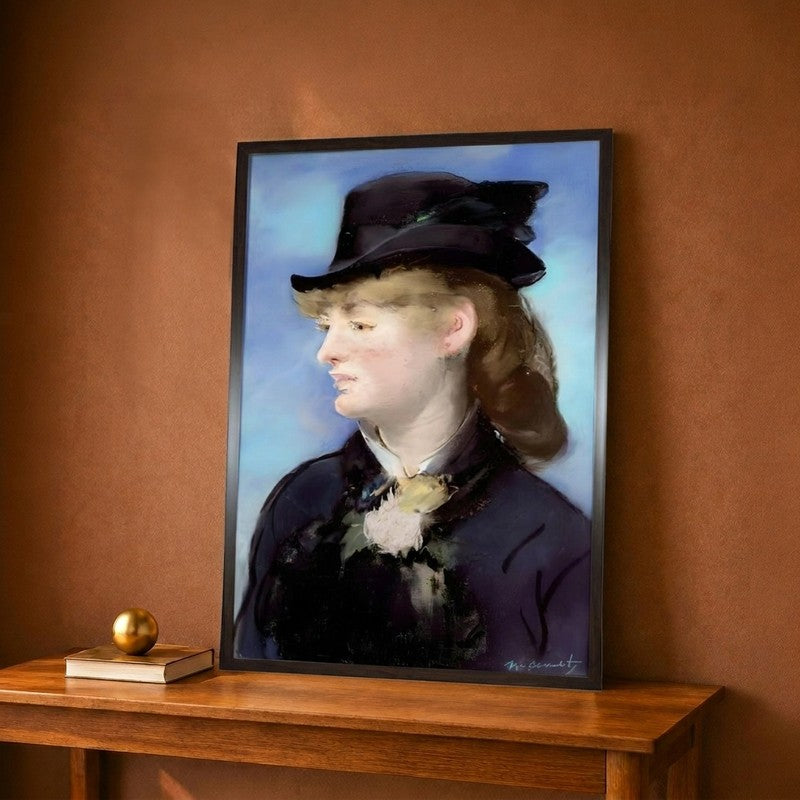 Le Modele De La Waitress Du Bar Aux Folies Bergeres Painting Canvas Wall Painting - 36 x 54 Inches