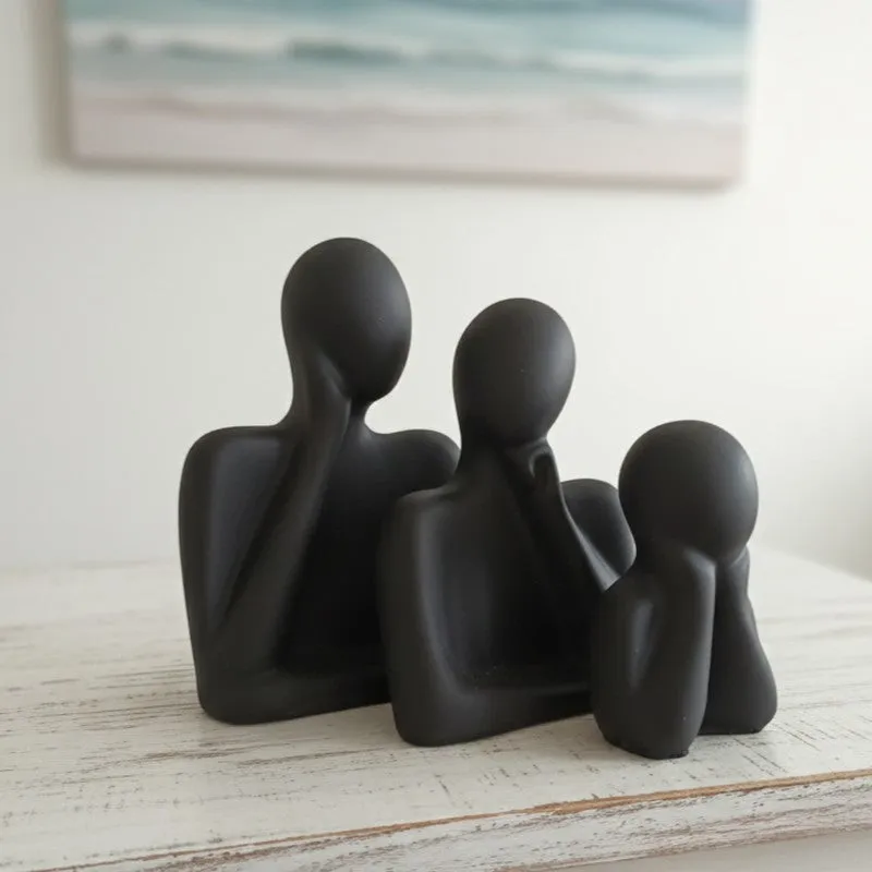 Trio Harmony Resin Showpiece - Set Of Three media 4