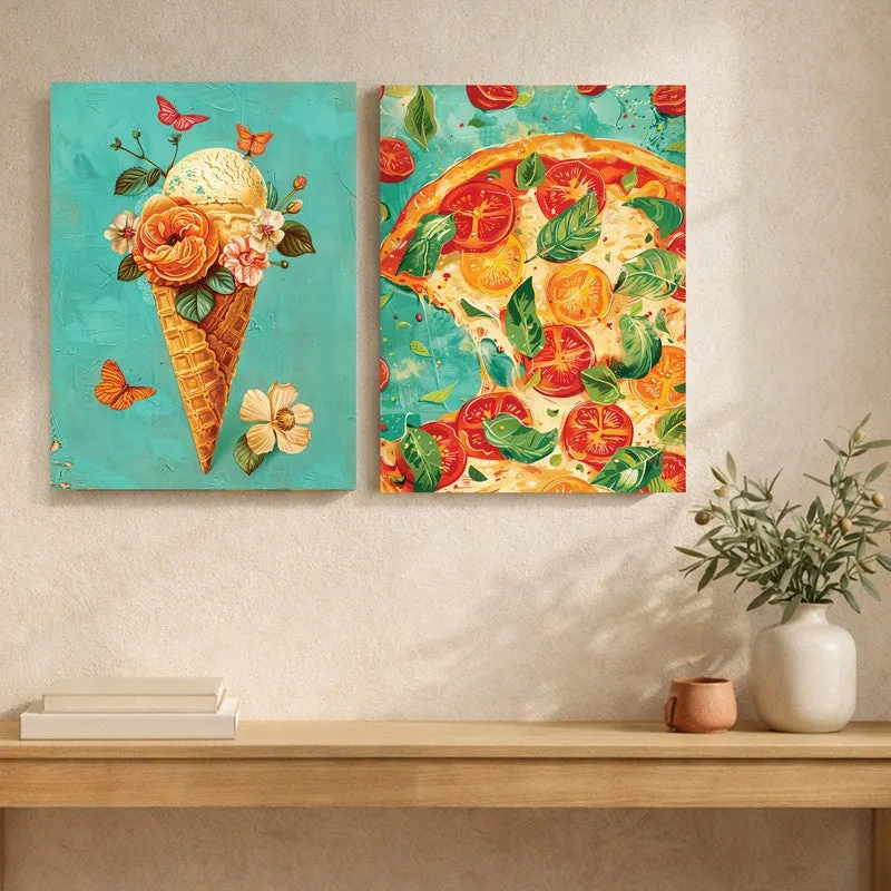 SweetChilli Bite Canvas Wall Art - Set of Two media 6