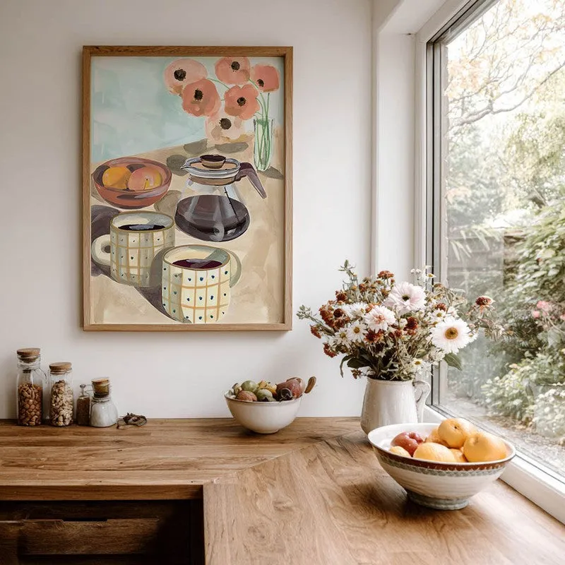 Utensil Artistry Archival Canvas Wall Art - Brown media 7