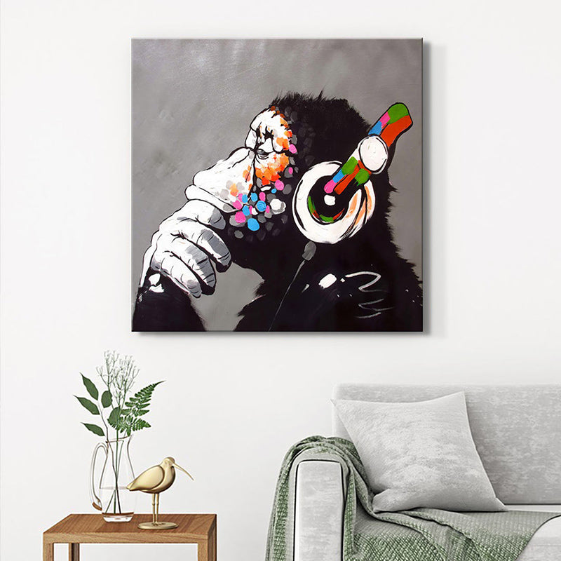 Melody In The Jungle Wall Painting