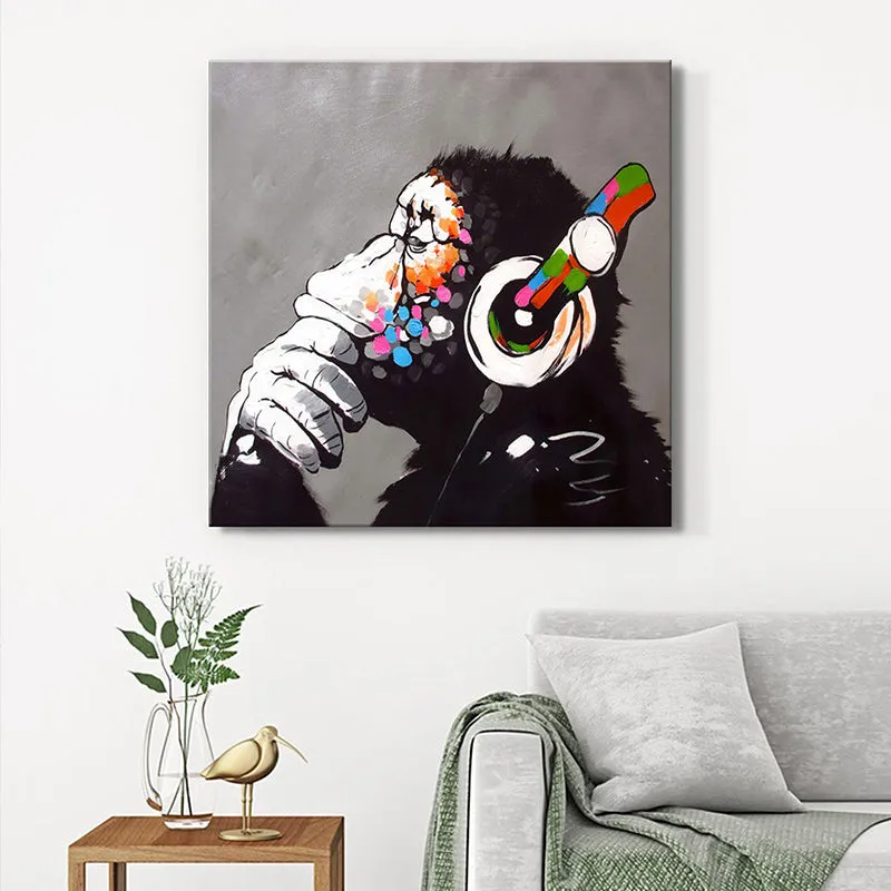 Melody In The Jungle Wall Painting media 1