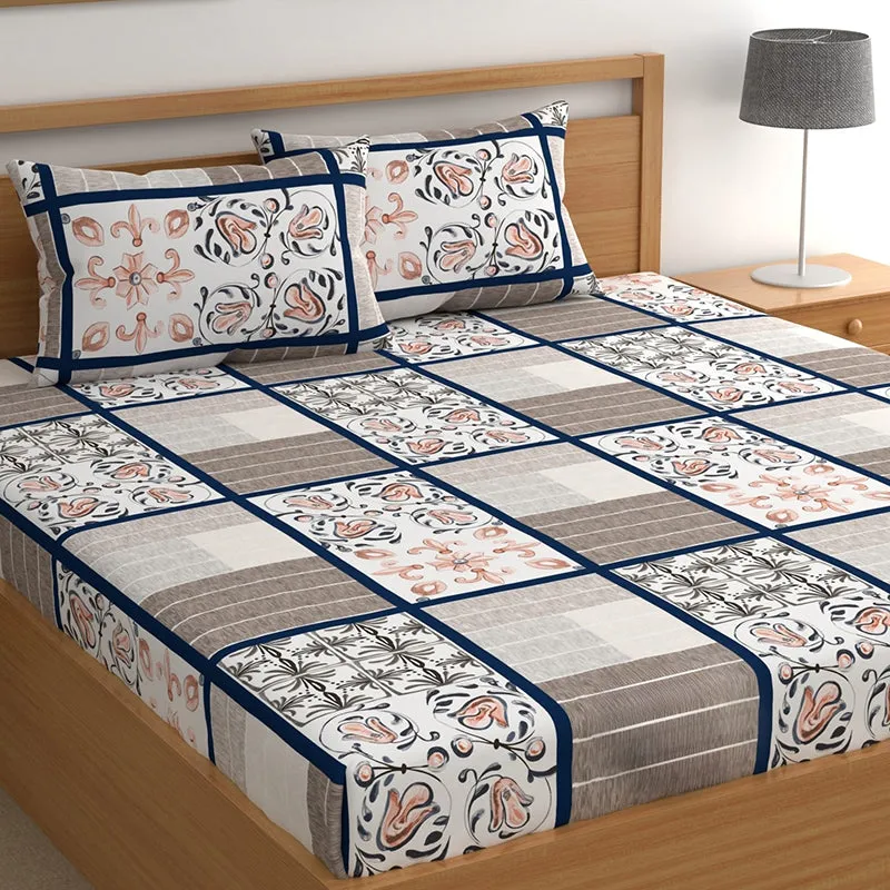 Frieda Fitted Microfiber Microfiber Bedsheet - 150 GSM media 1