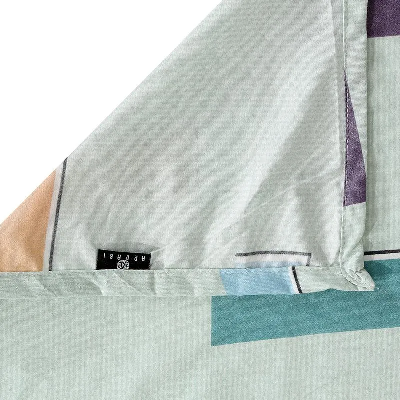 Burke Geometric PollyCotton Bedsheet - 180 GSM media 6