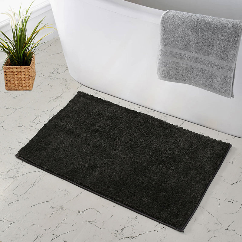Lois Anti Skid Bath Mat - Grey media 3